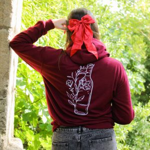 Bouteille fleurie